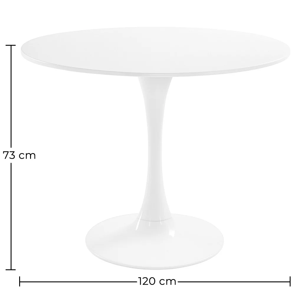 Mesa de Jantar Redonda - 120 cm - Tulip image 10