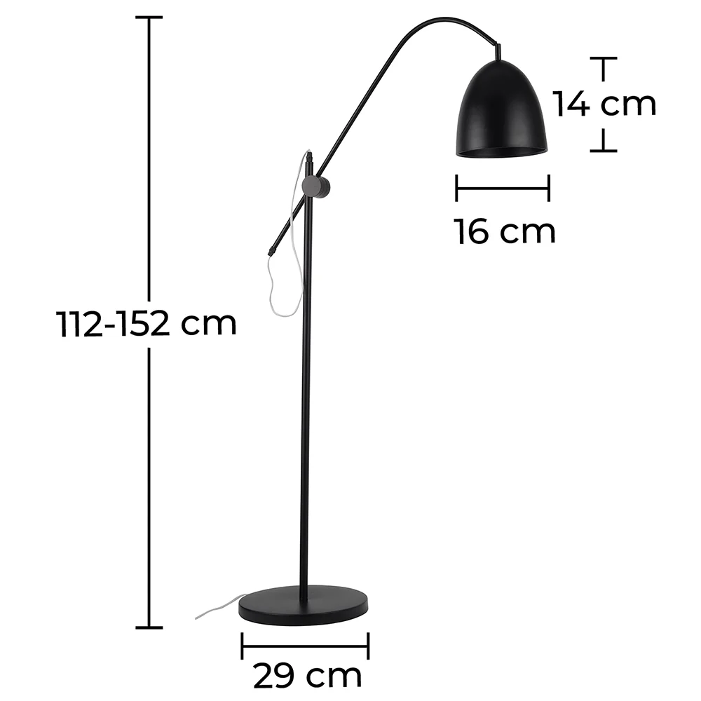 Candeeiro de pé – candeeiro de estilo minimalista – metal – Beeb image 10