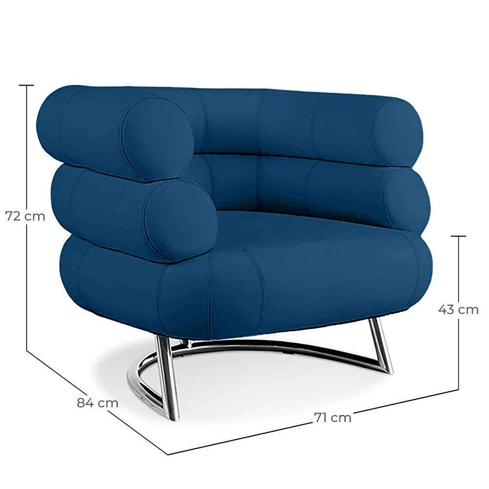 Poltrona de design - Estofamento em couro sintético - Bivendun image 10