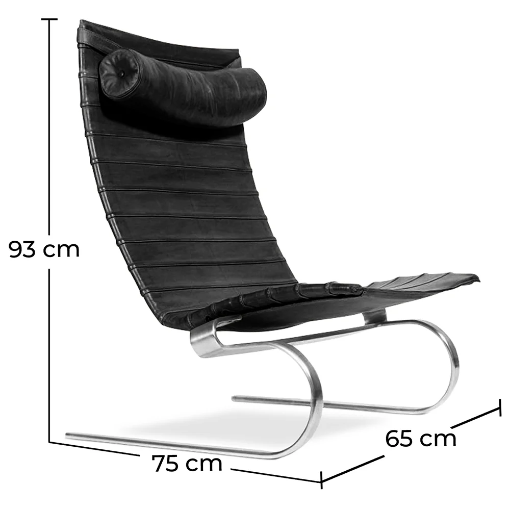 Cadeirão em pele - Espreguiçadeira Design - Bloy image 10
