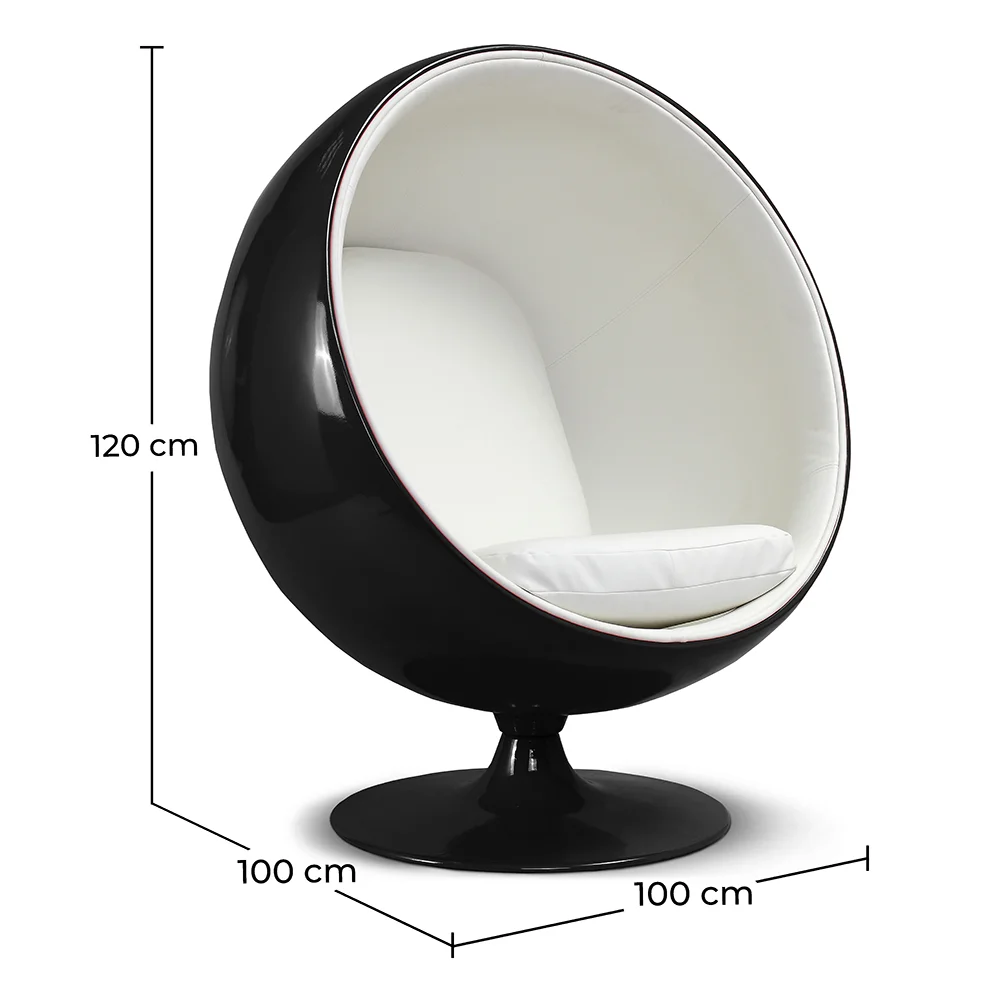 Poltrona de Design Bola - Estofada em Poliuretano - Baller image 10