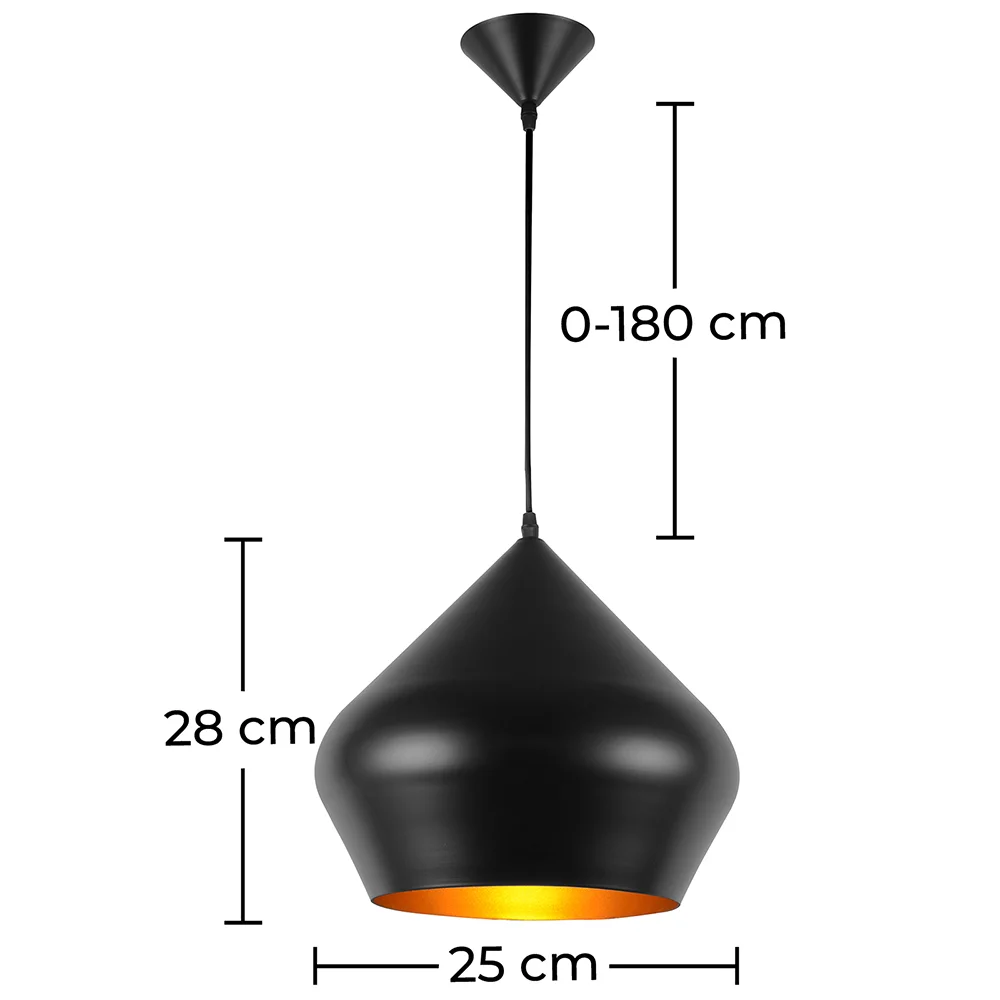 Luminária de teto de alumínio - Pendente de design industrial - Strong image 10