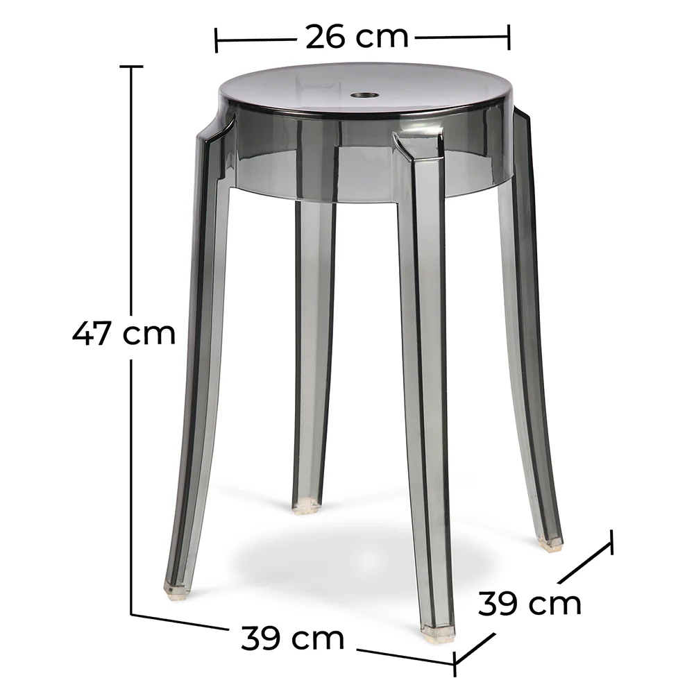 Banco Bar Design Transparente - 47cm - Victoria Queen image 10