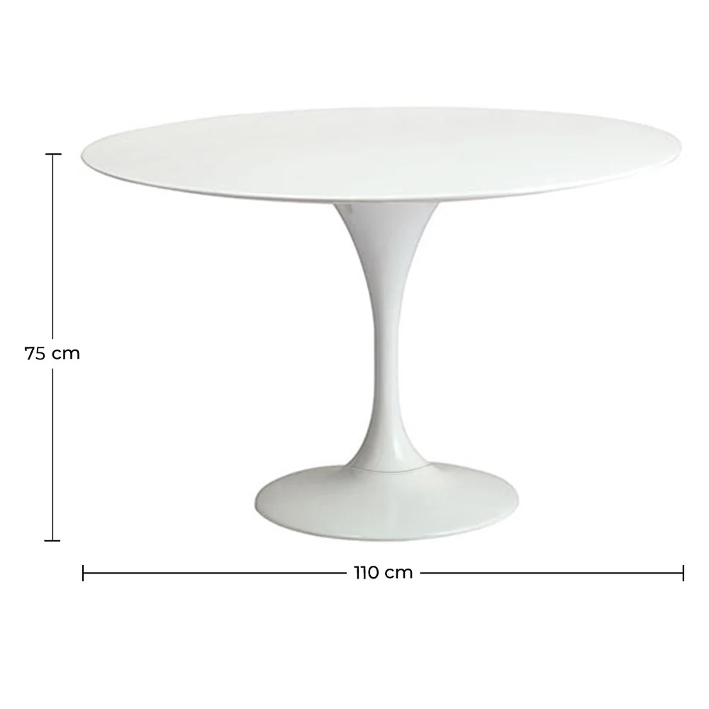 Mesa de Jantar Redonda - 110 cm - Tulip image 10