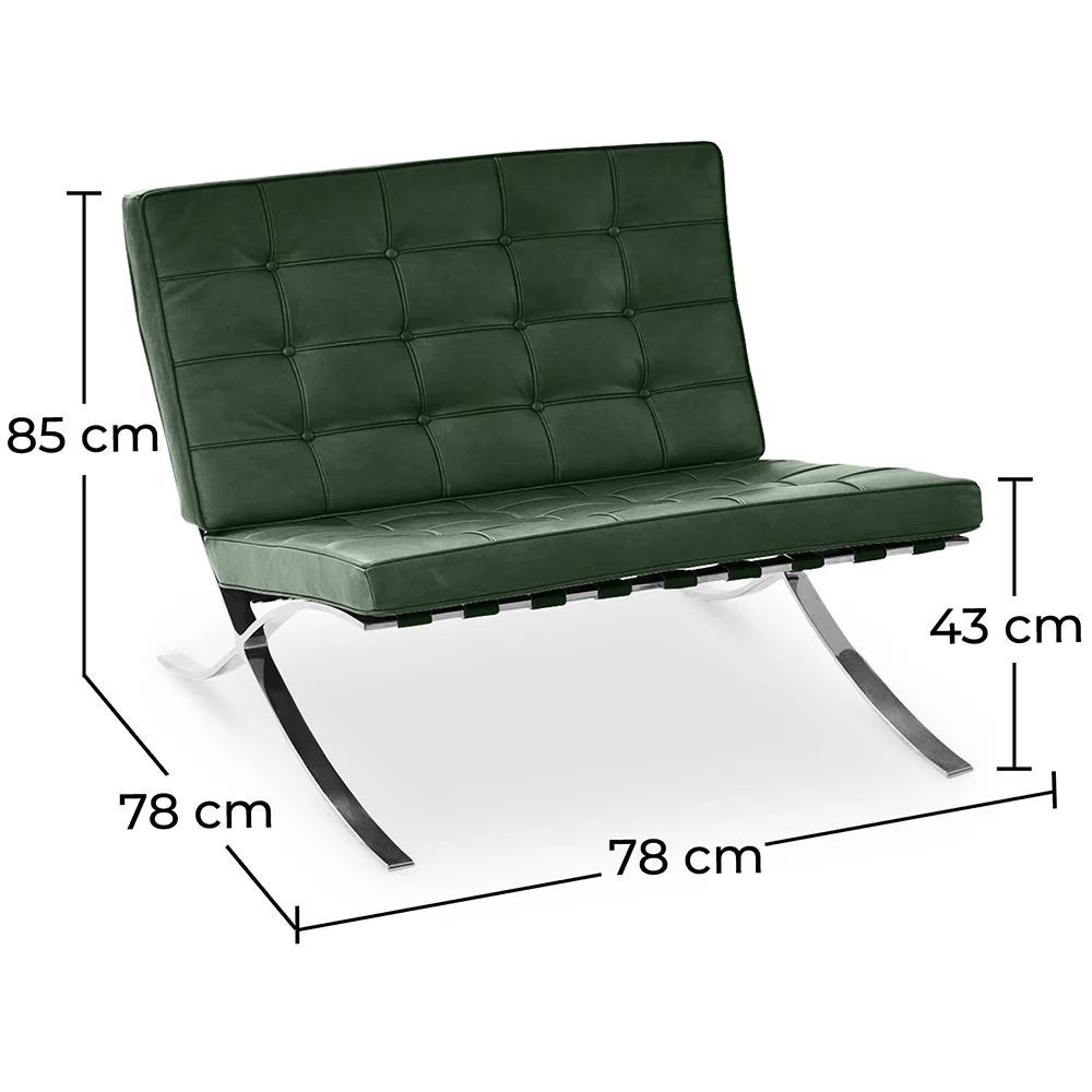 Poltrona de Design - Estofada em Couro Sintético - Town image 10