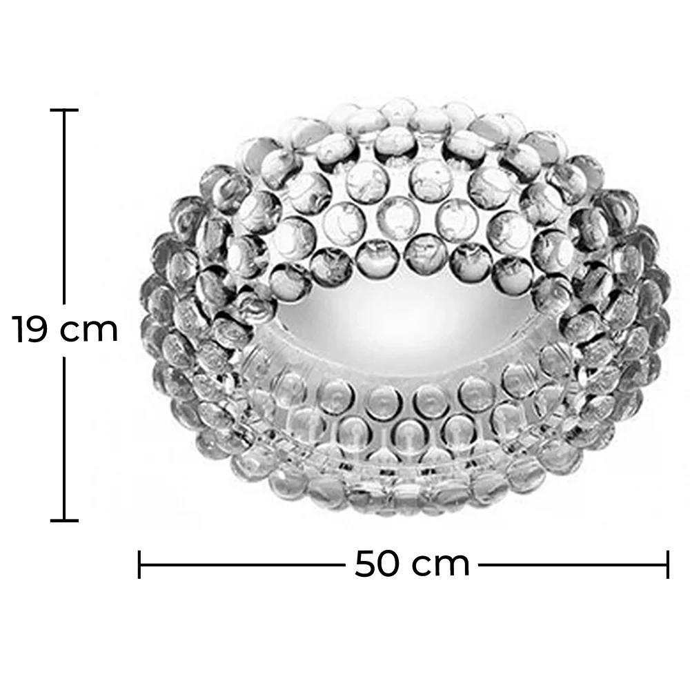 Luminária de teto - Plafon de bolas de vidro - 50 cm - Savoni image 10