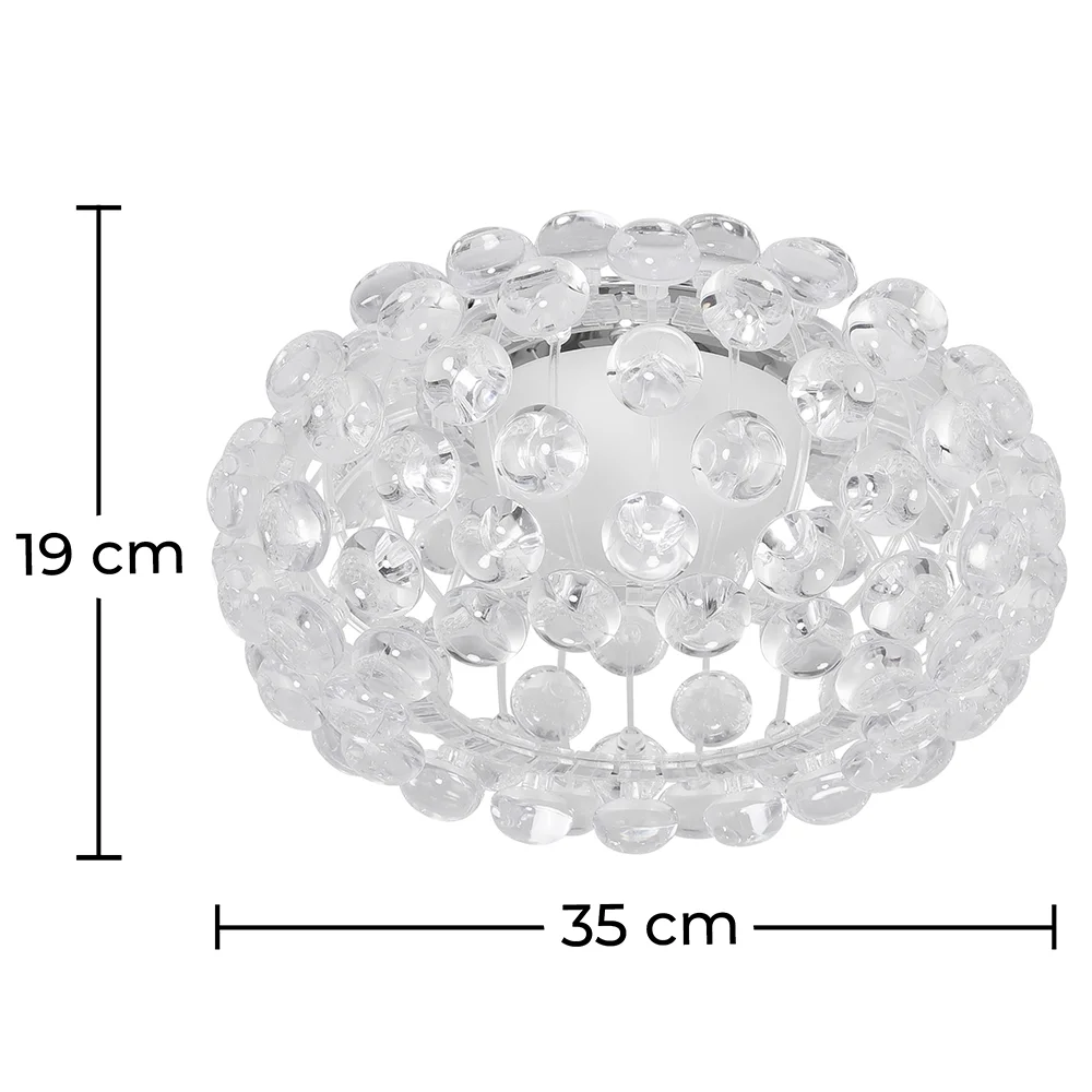 Luminária de teto - Plafon de bolas de vidro - 35 cm - Savoni image 10