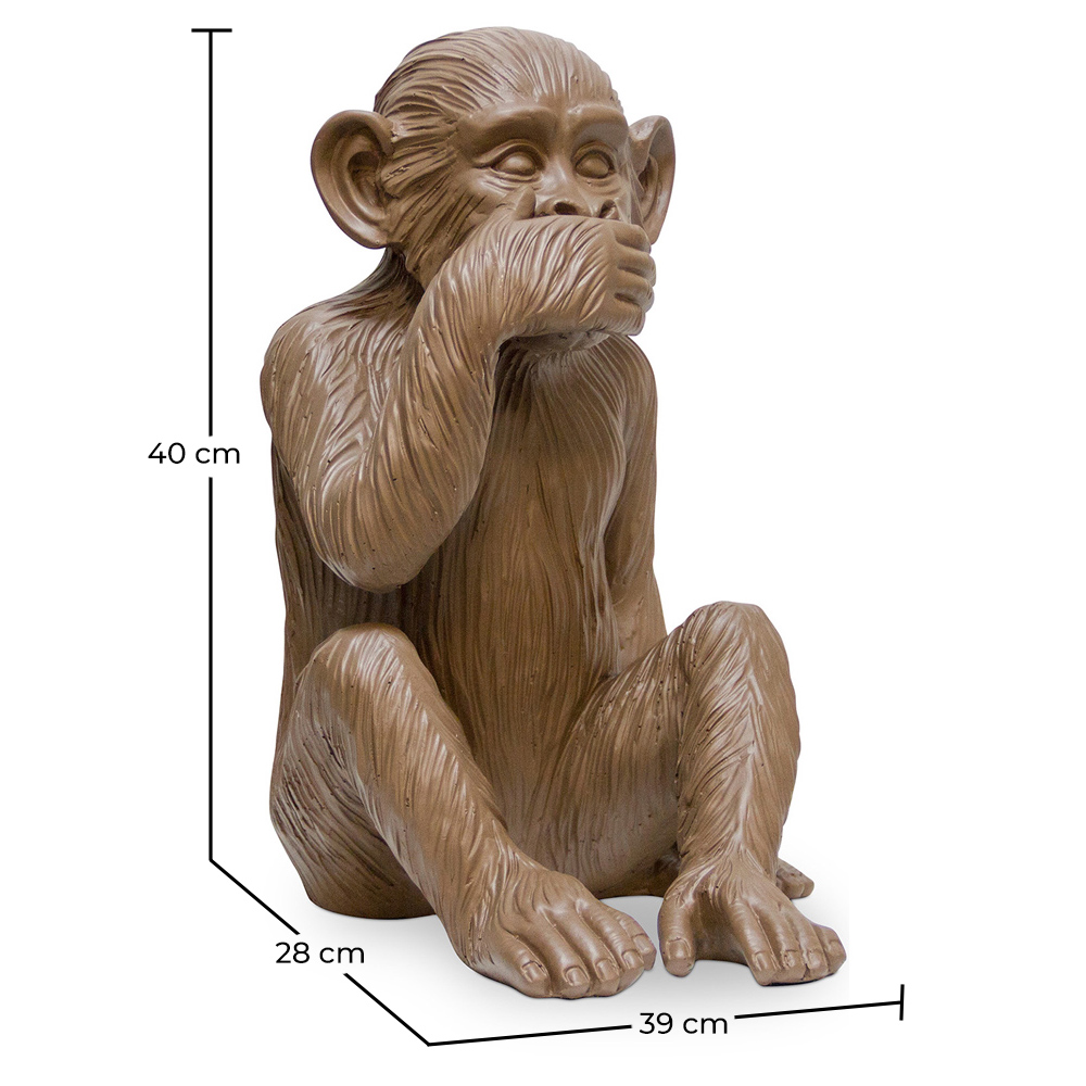  Figura Decorativa de Design - Macaco Silencioso - Sapiens image 10