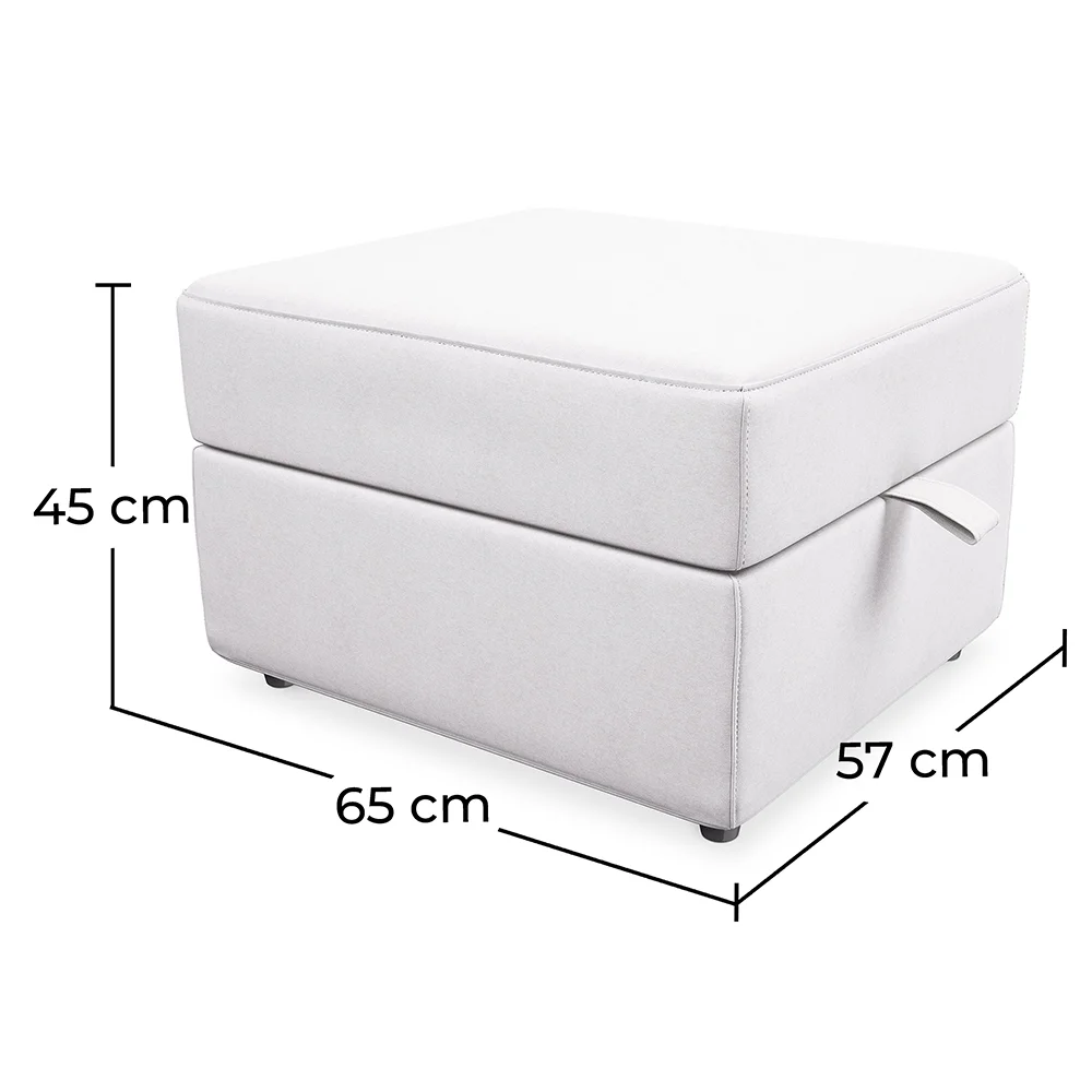 Pufe Otomano Quadrado com Armazenamento - Cube image 10