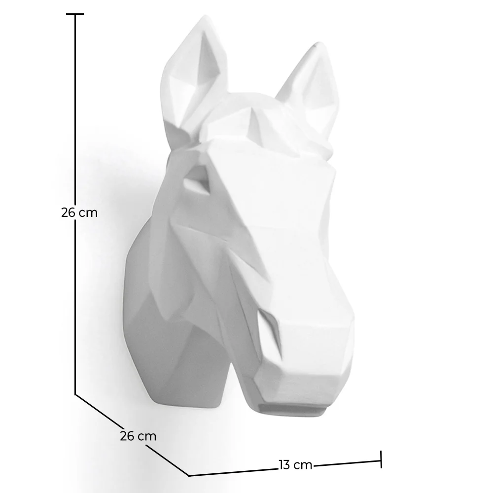 Cabeça de cavalo origami Resina image 10