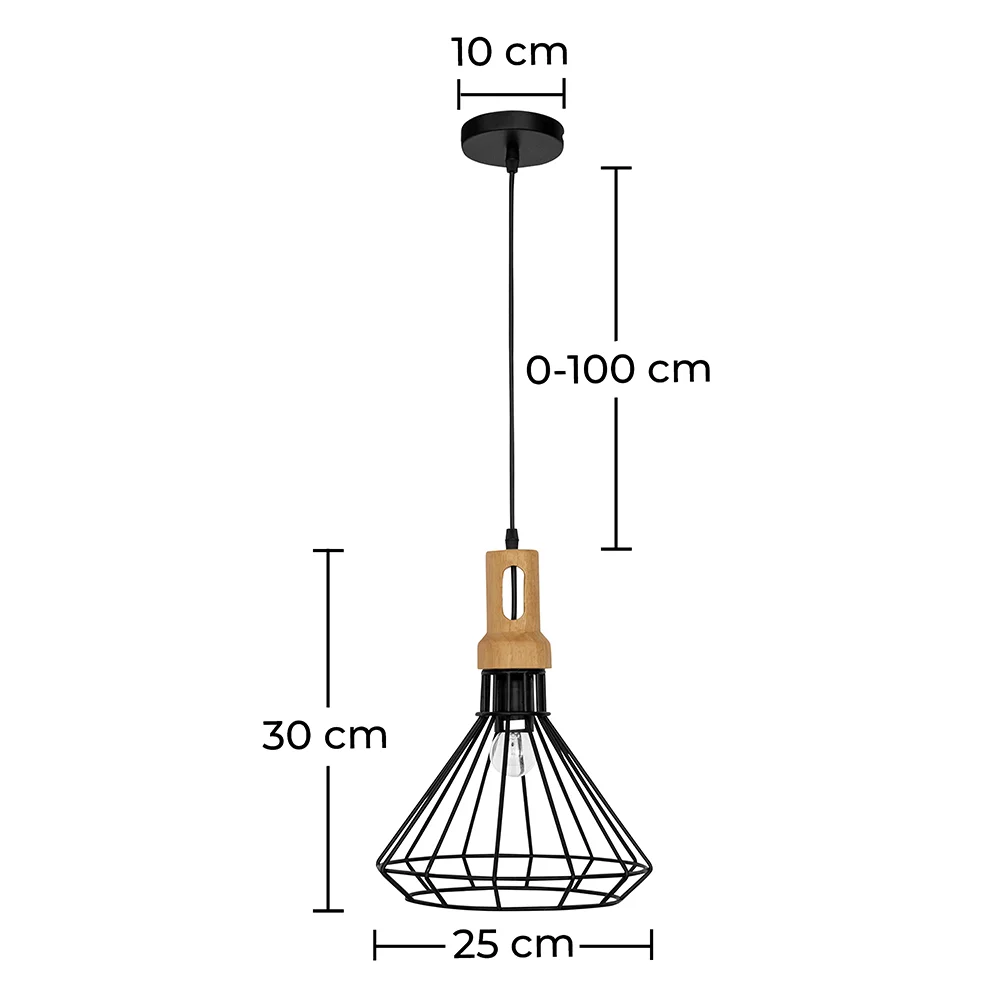 Luminária de Teto Retrô - Luminária Pendente de Desenho - Vilma image 10