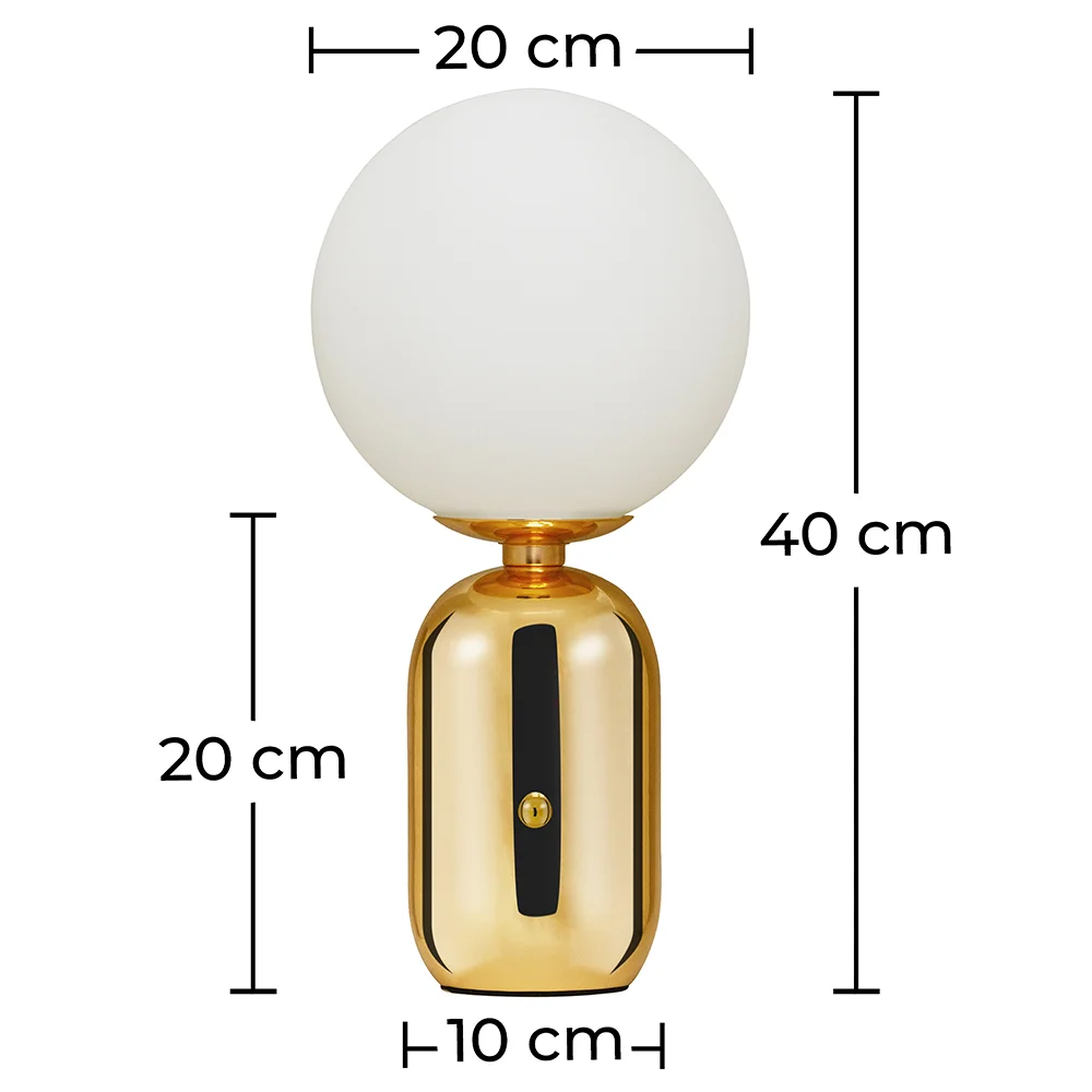 Luminária de mesa - Luminária de sala de estar - Desenho globo - Party image 10