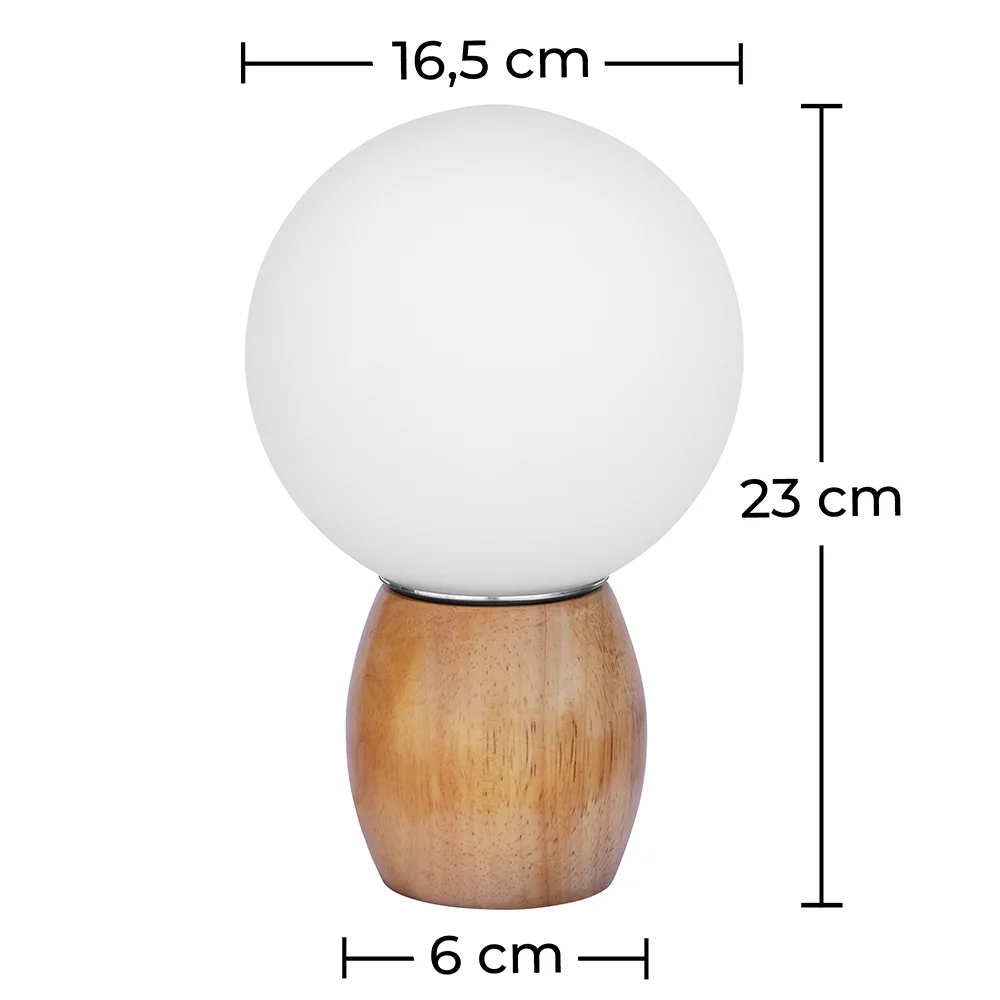Luminária de Mesa - Luminária de Sala de Estilo Escandinavo - Globo - Blum image 10