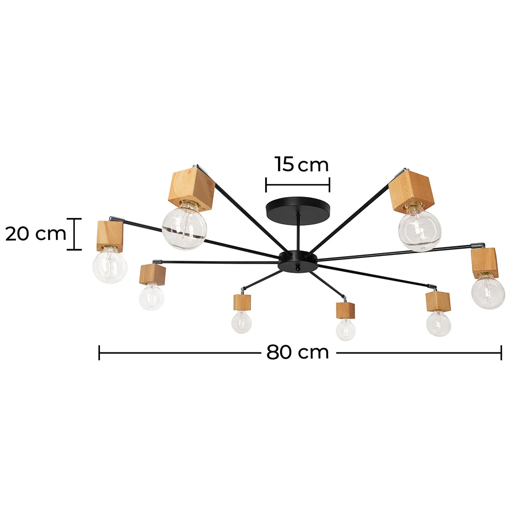 Luminária de Teto - Desenho Escandinavo - Bellou image 10