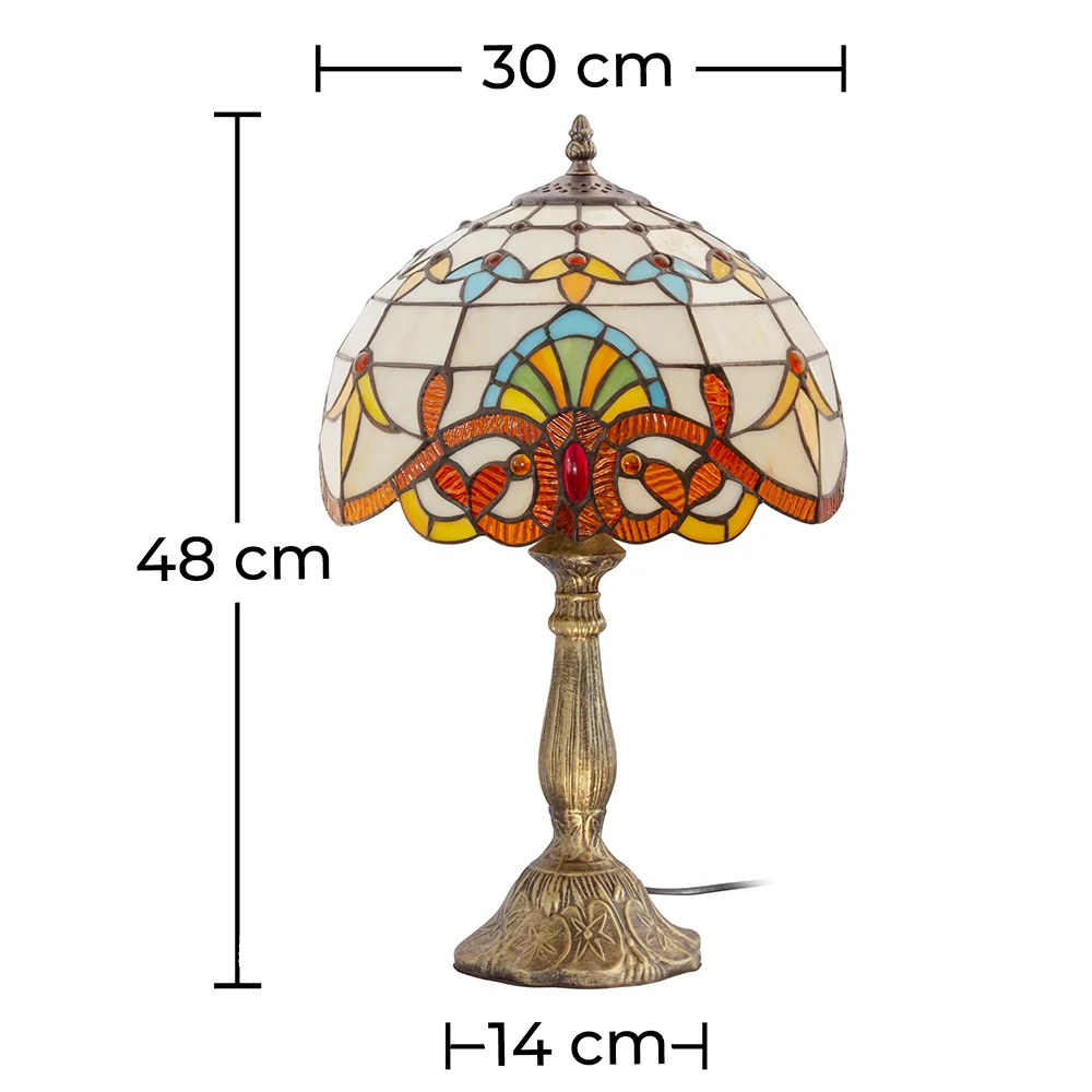Luminária de Mesa Tiffany - Luminária de Sala - Vintage image 10