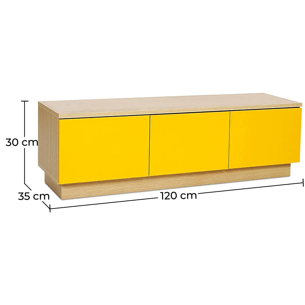 Móvel de TV de Madeira - Design Escandinavo - Aura image 10