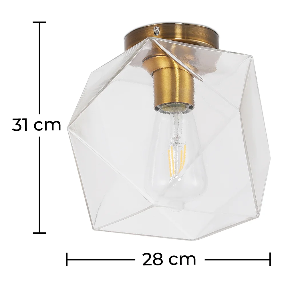 Luminária de teto de cristal - Plafon de Desenho retrô - Avo image 10