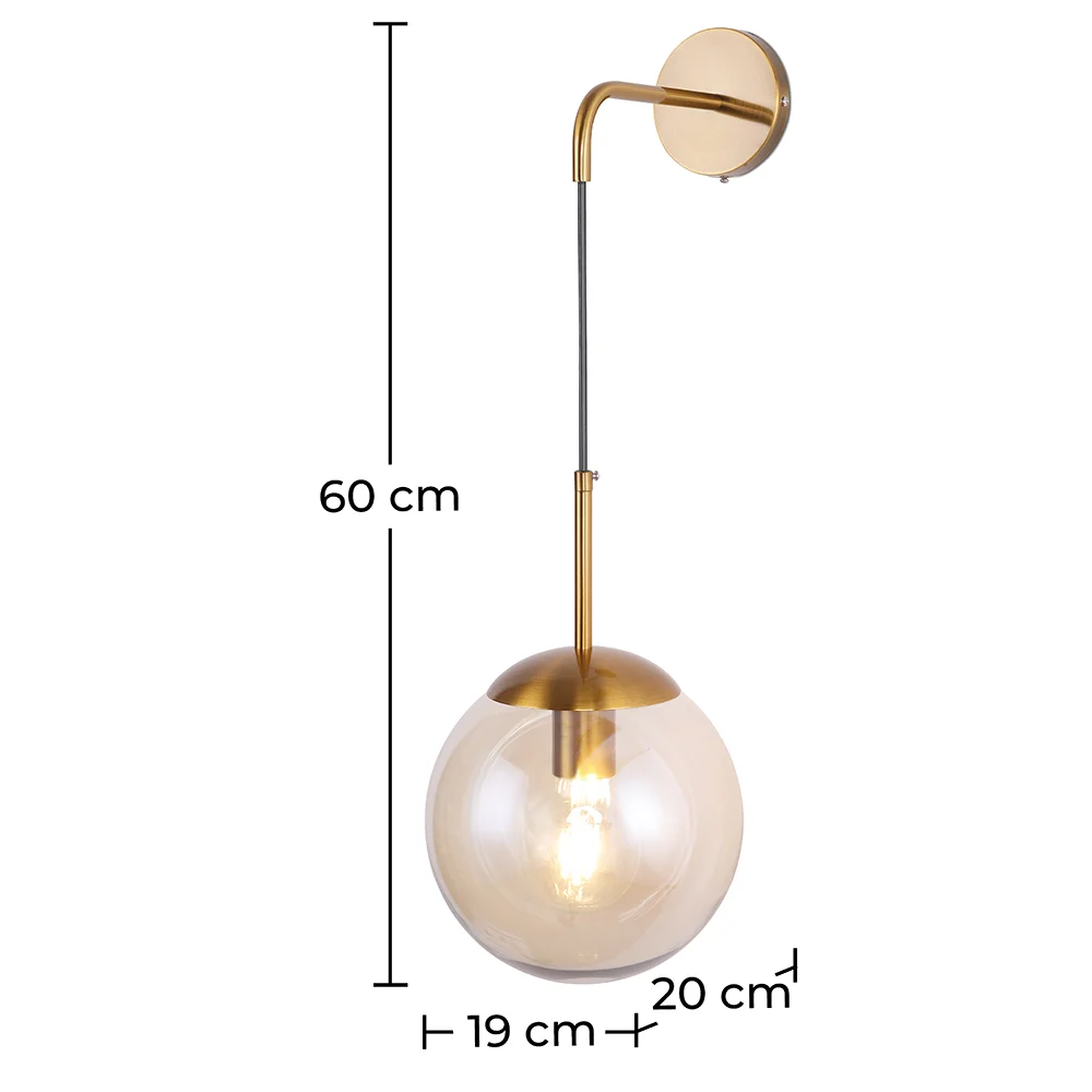 Luminária de Parede - Bola de Vidro - Cali image 10