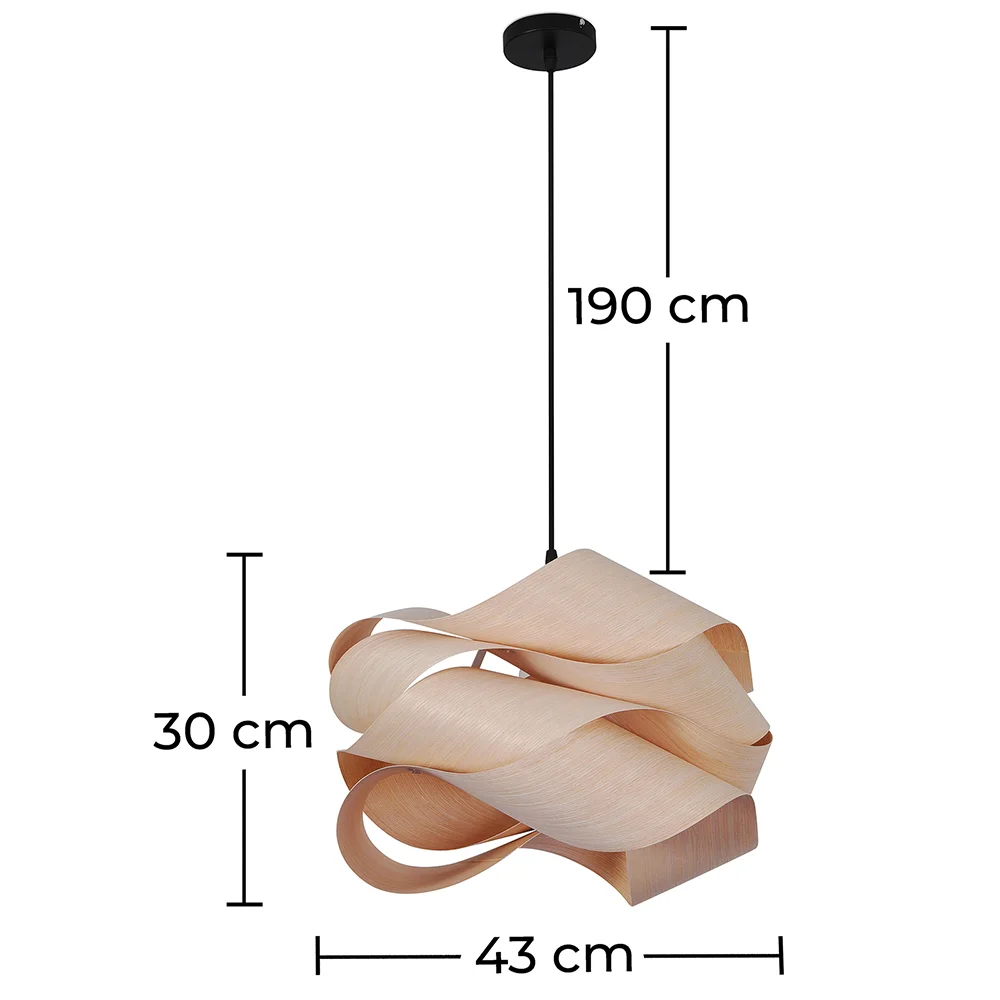 Luminária de Teto de Madeira - Luminária Pendente de Desenho - Nova image 10