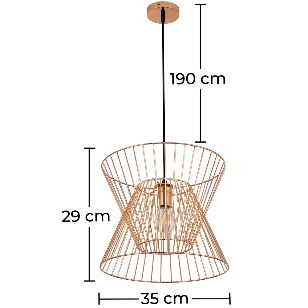 Luminária de teto retrô - Luminária pendente de Desenho - Lia image 10