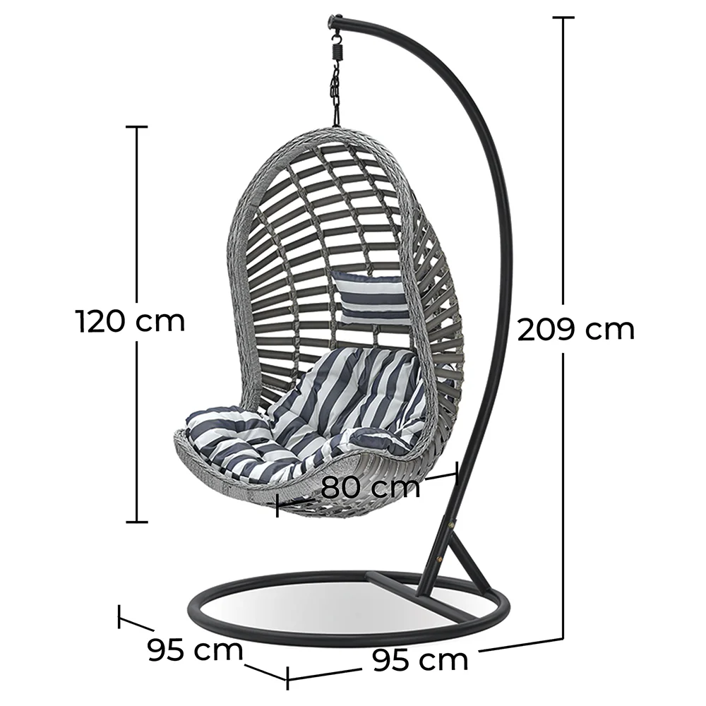Cadeira de jardim suspensa Boho Bali - Design Bali - Baloiço - Delsin image 10