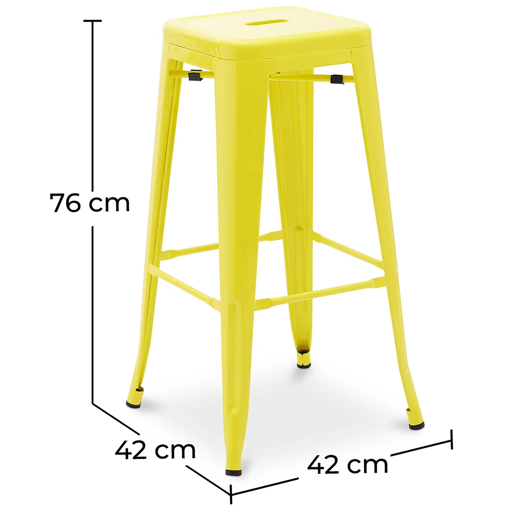 Banco Bar - Design Industrial - 76cm - Stylix image 10