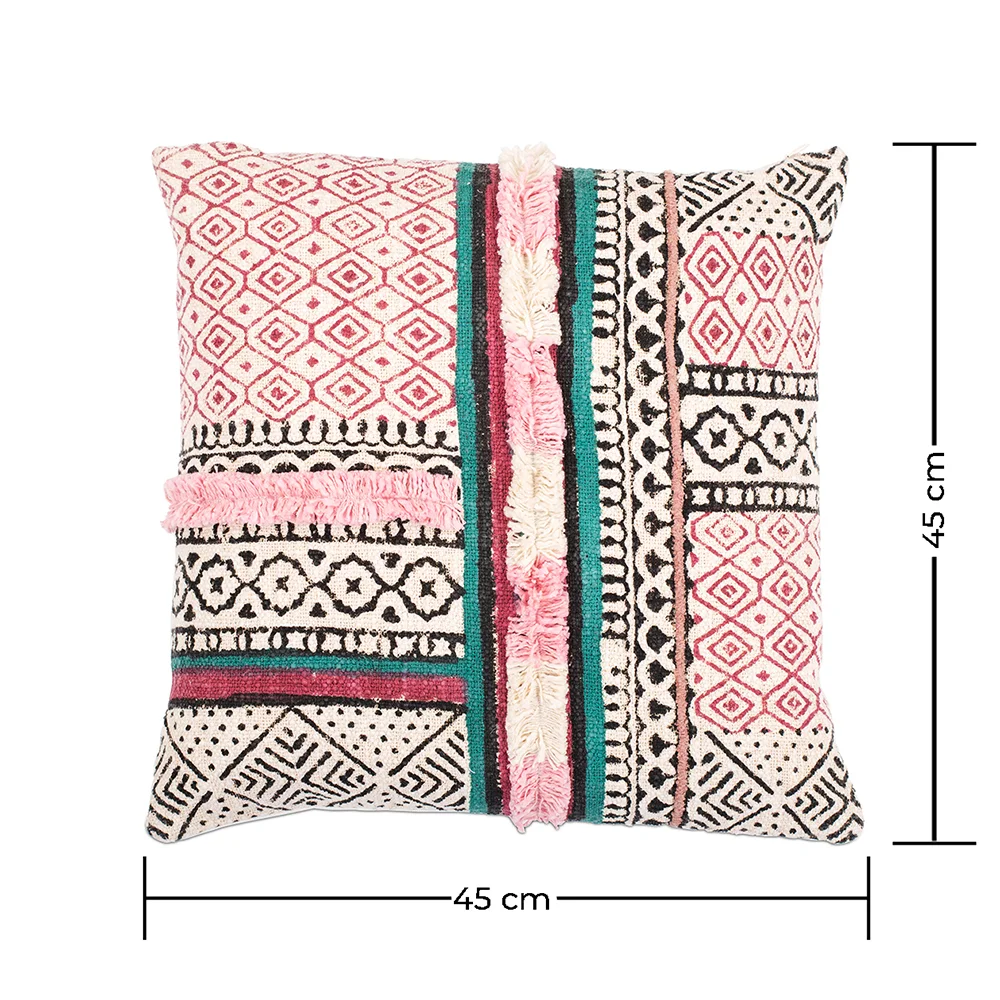 Almofada estilo boho Bali - Capa e enchimento inclusos - Cecilia image 10
