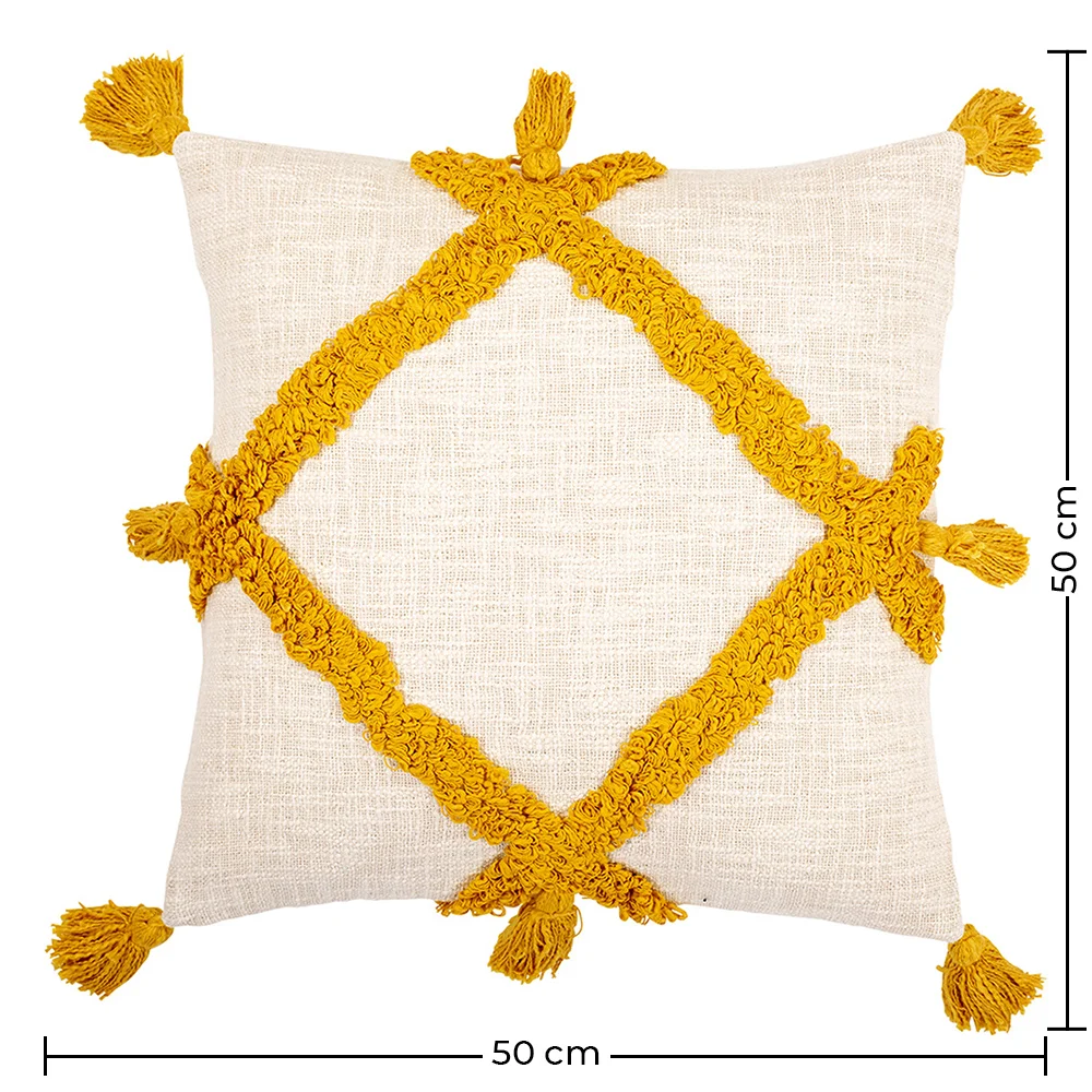 Almofada estilo boho Bali - Capa e enchimento inclusos - Frewla image 10