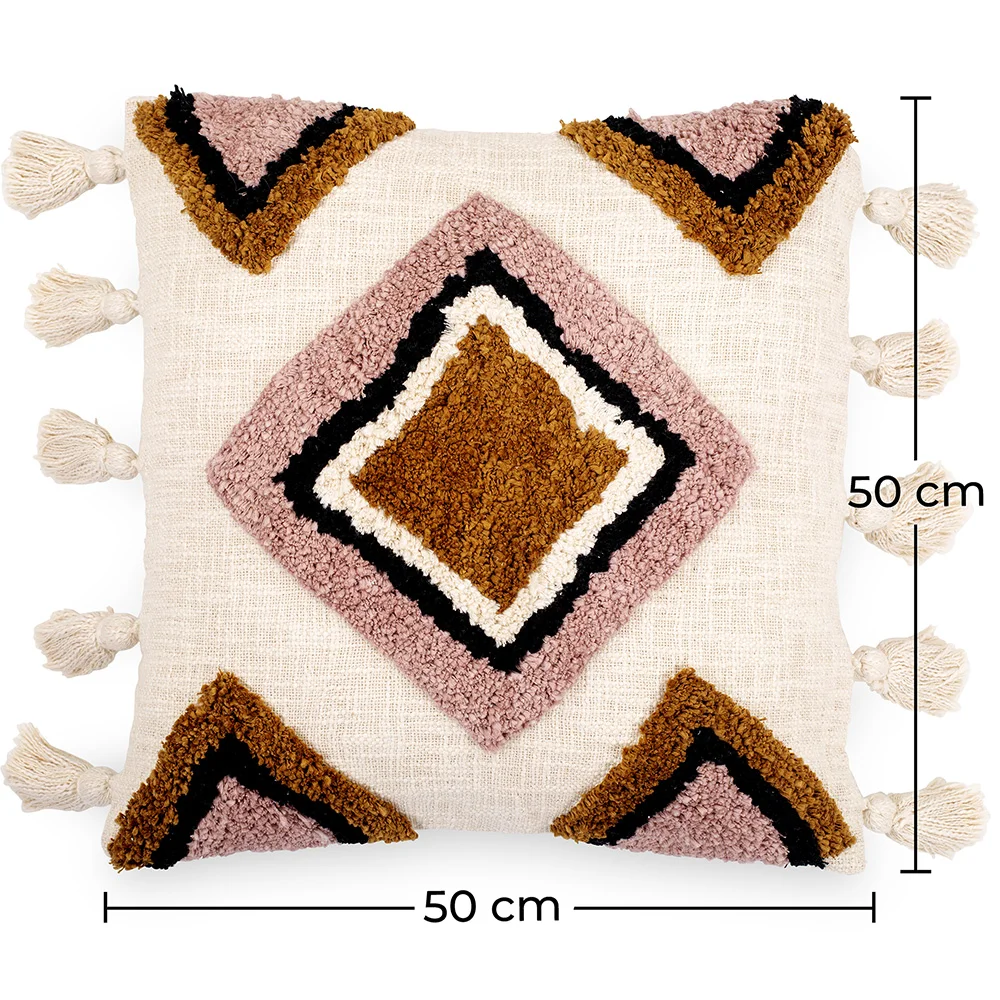Almofada estilo boho Bali - Capa e enchimento inclusos - Aurelia image 10