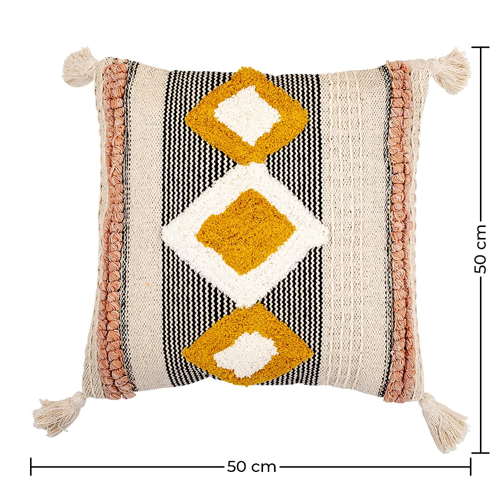 Almofada estilo boho Bali - Capa e enchimento inclusos - Mabel image 10