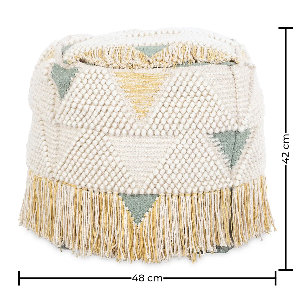 Assento Puff Estilo Boho Bali - Jacqueline image 10