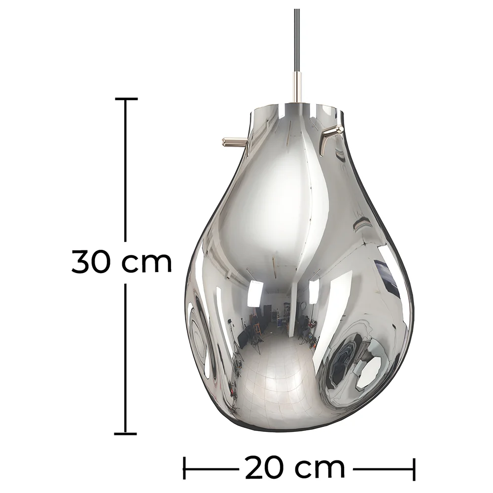 Luminária de teto de vidro - Luminária pendente de Desenho - Vera image 10