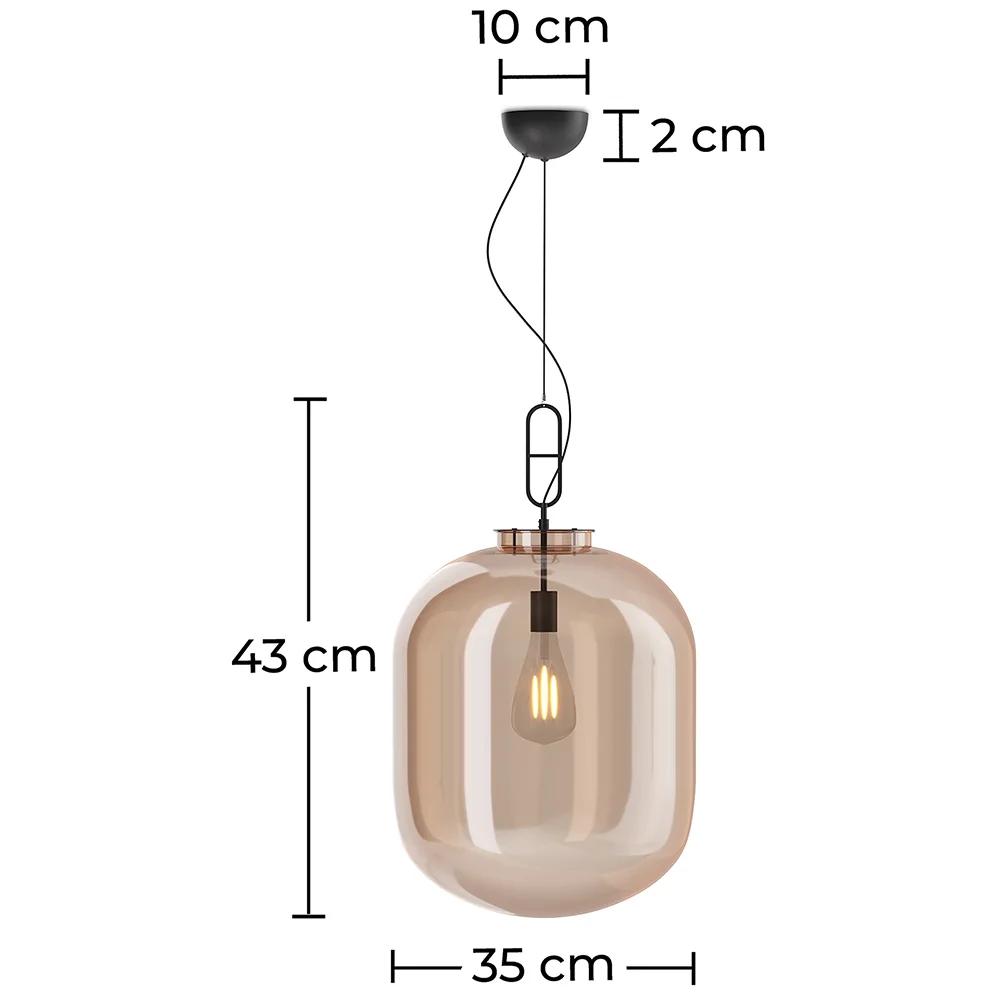 Luminária de teto de cristal - Luminária pendente de design médio - Grau image 10