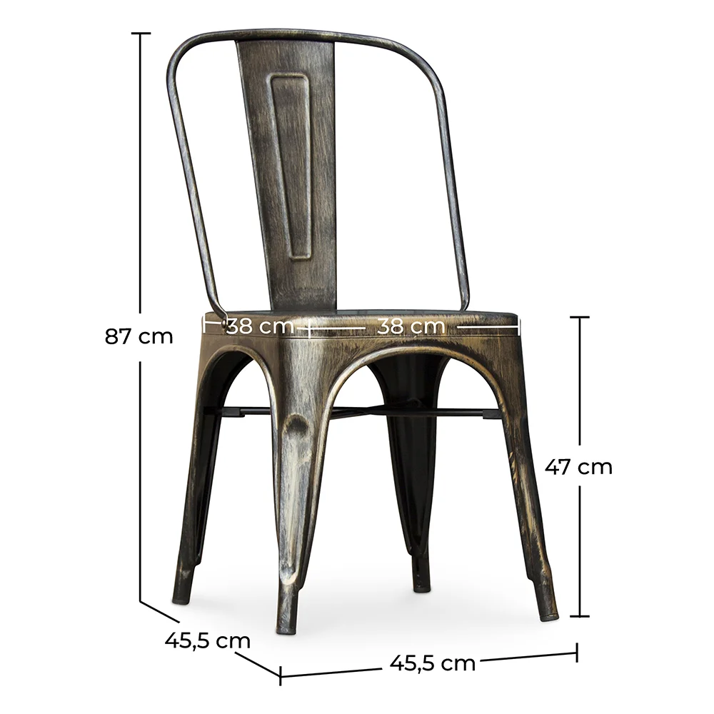 Pack de 4 Cadeiras de Jantar - Desenho Industrial - Nova Edição - Stylix image 10