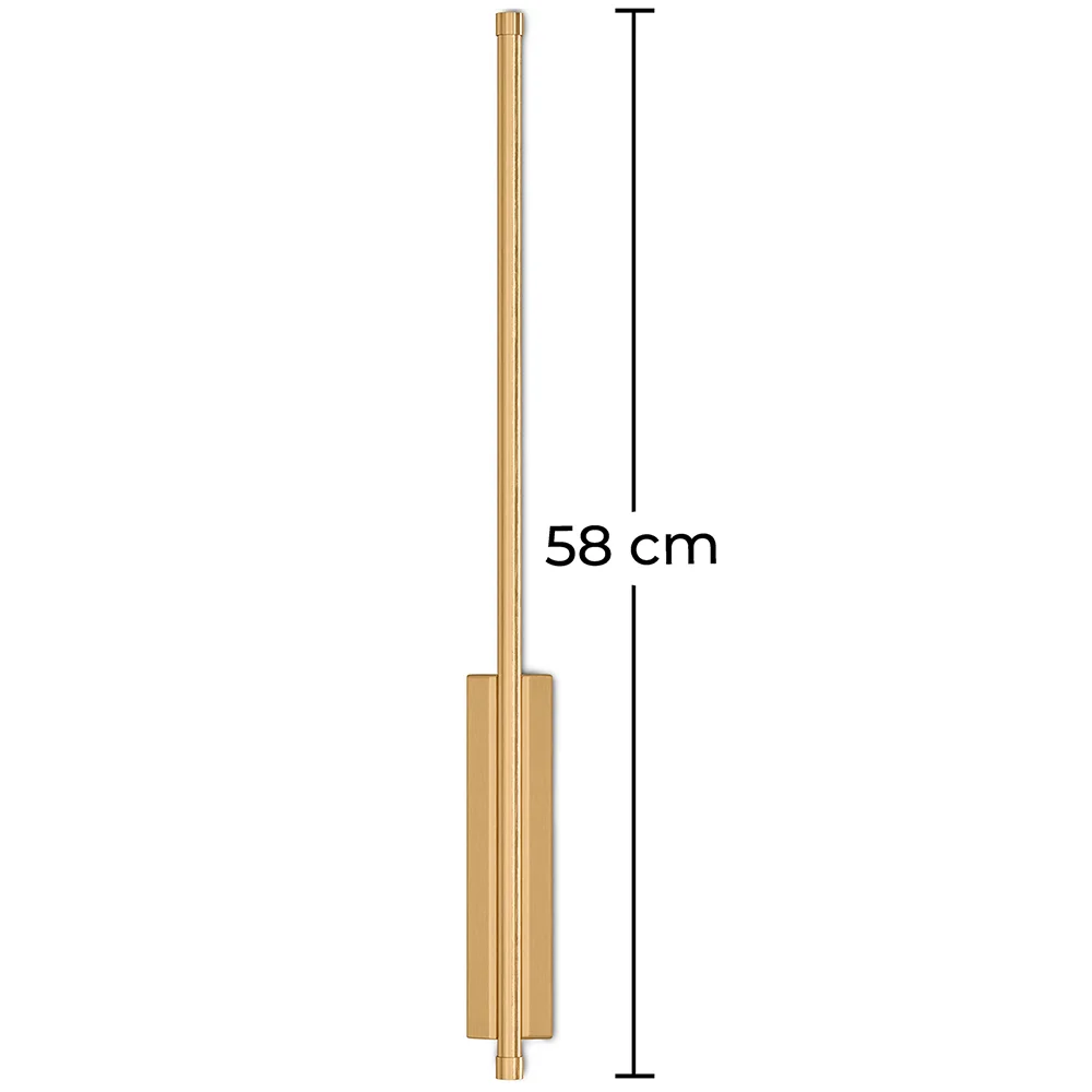 Candeeiro Aplique de Parede - LED Metal Dourado - Lubi image 10
