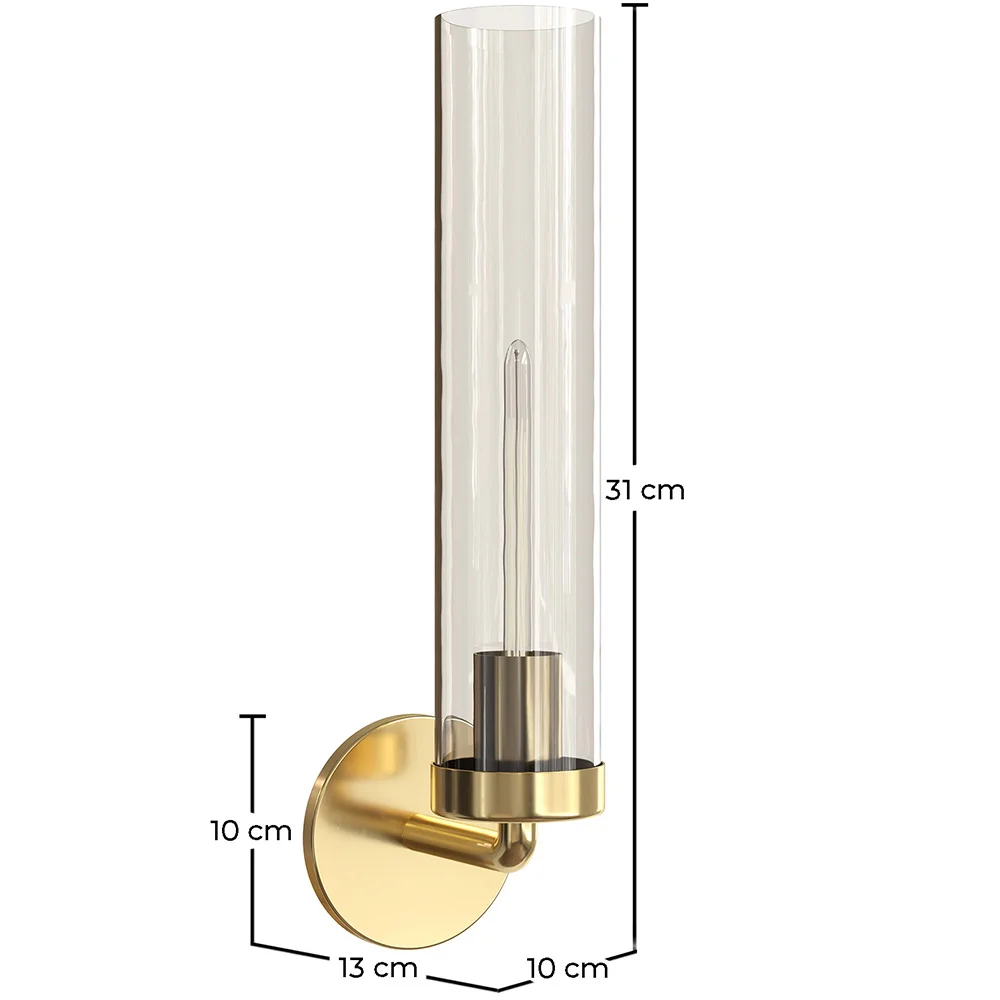  Luminária de Parede Candelabro Dourado - Corba image 10