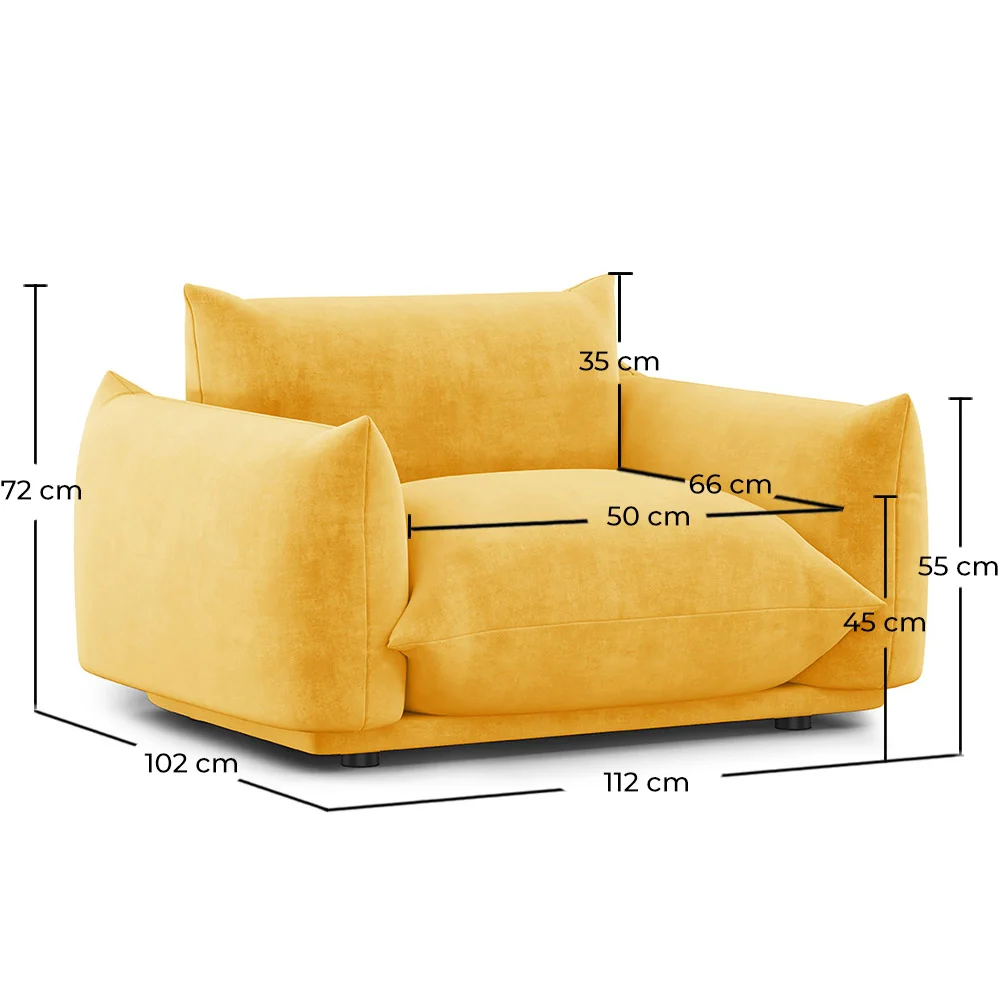 Poltrona - Estofada em veludo - Wers image 10