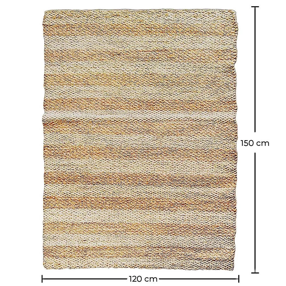 Tapete retangular de juta - Boho Bali - 120x150 CM - Ghana image 10