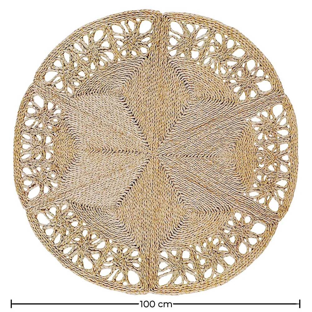 Tapete redondo de juta - Boho Bali - 100 CM - Bilú image 10