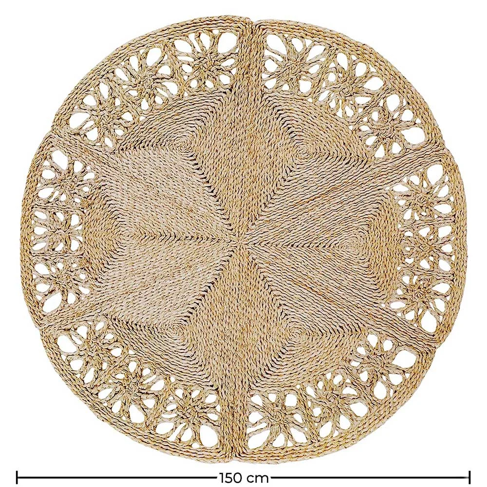 Tapete redondo de juta - Boho Bali - 150 CM - Bilú image 10