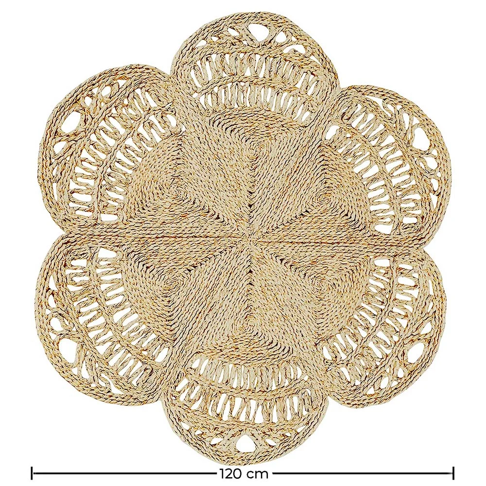Tapete redondo de juta - Boho Bali - 120 CM - Niluh image 10