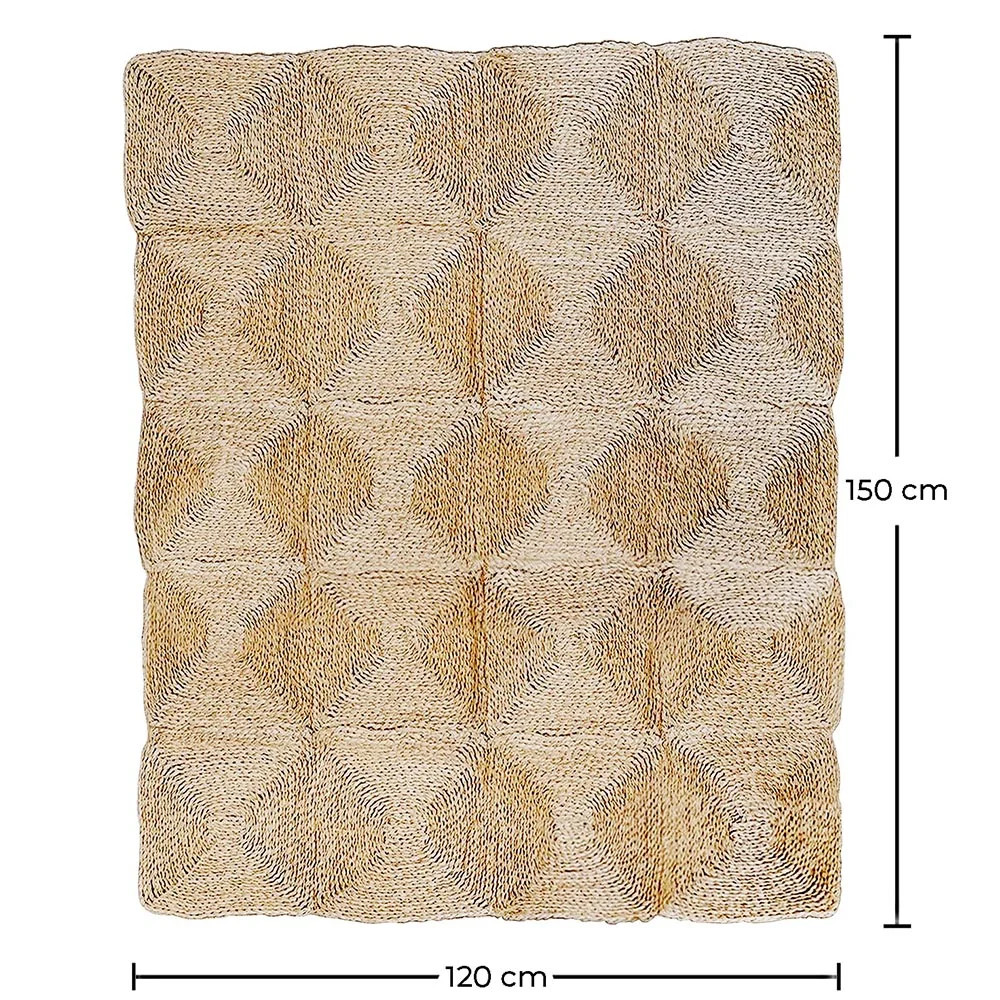 Tapete retangular de juta - Boho Bali - 120x150 CM - Lubya image 10