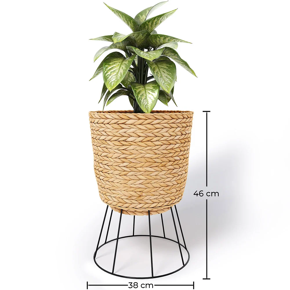 Vaso de Chão Redondo - Estilo Boho - 46 CM - Firna image 10
