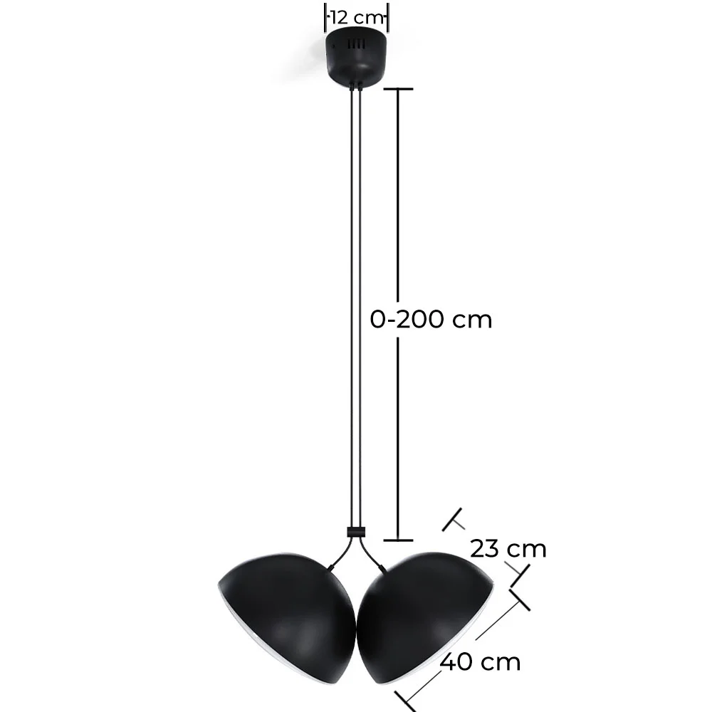 Luminária Pendente - 2 Focos LED - Dual image 10