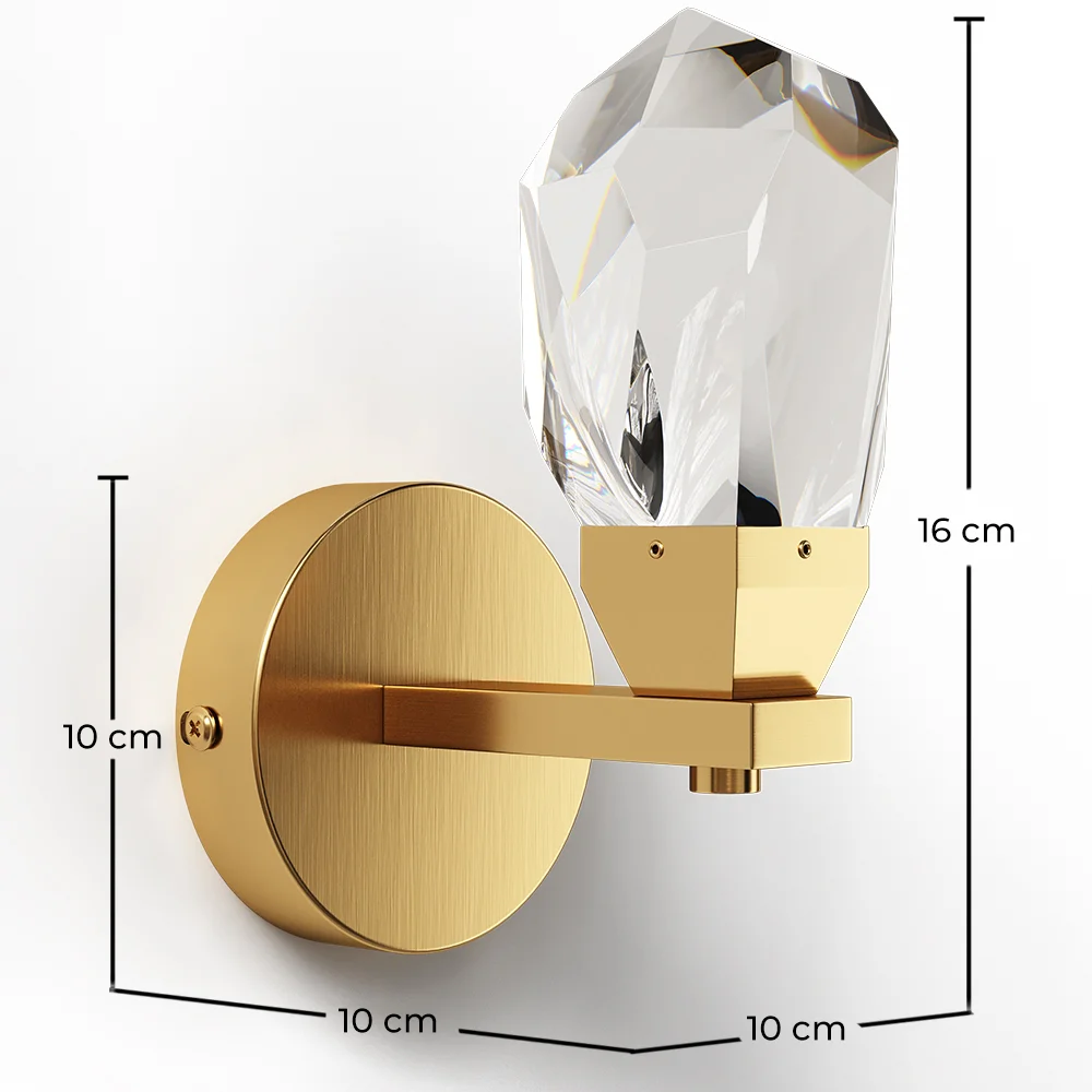  Aplique de Parede de Design Dourado - Luxe image 10