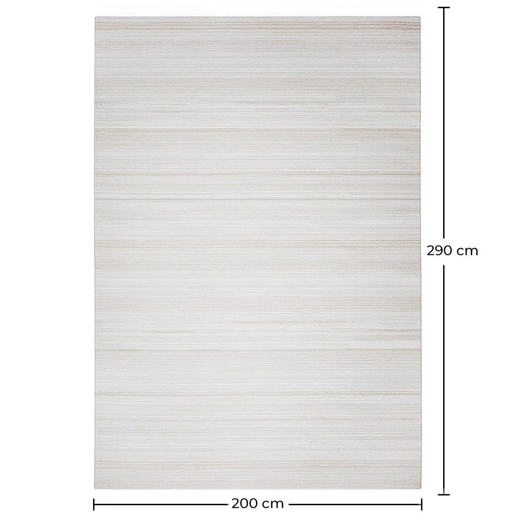 Tapete Grande com Design Contemporâneo e Moderno - Bege (290x200 cm) - Traney image 10