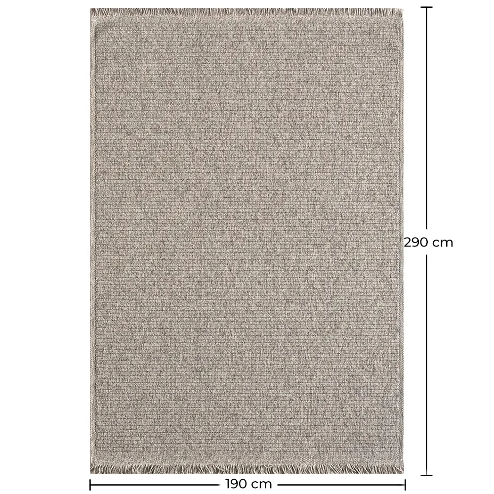 Tapete Grande de Design Contemporâneo e Moderno - Bege (190x290 cm) - Harbor image 10