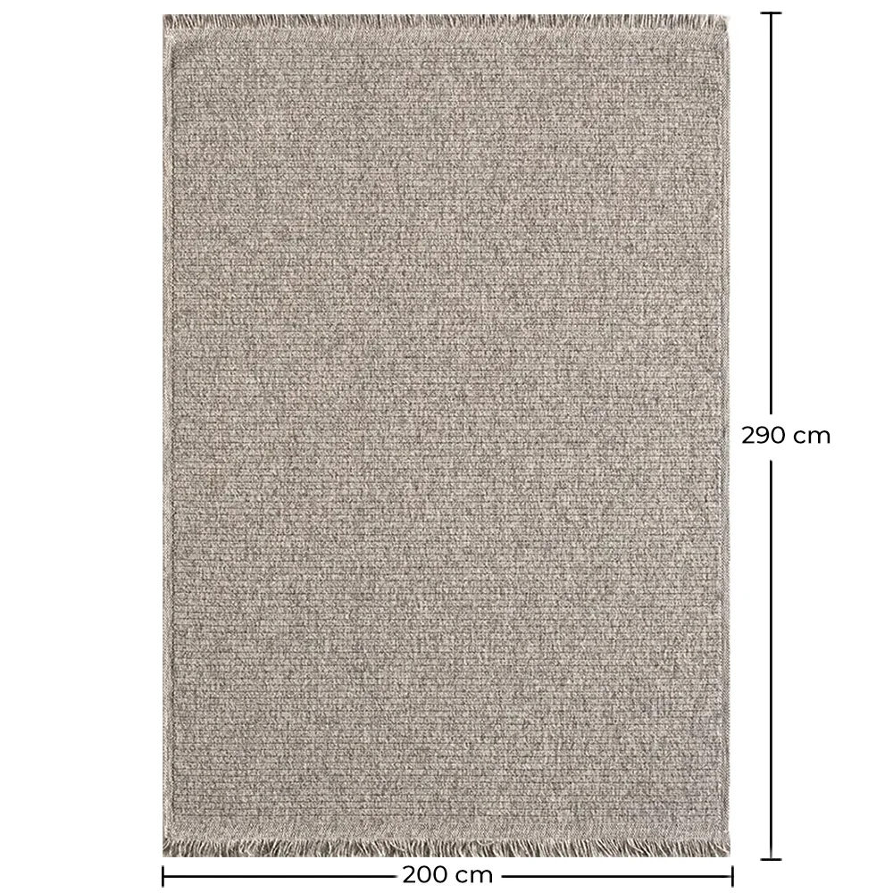 Tapete Grande de Design Contemporâneo e Moderno - Bege (200x290 cm) - Harbor image 10