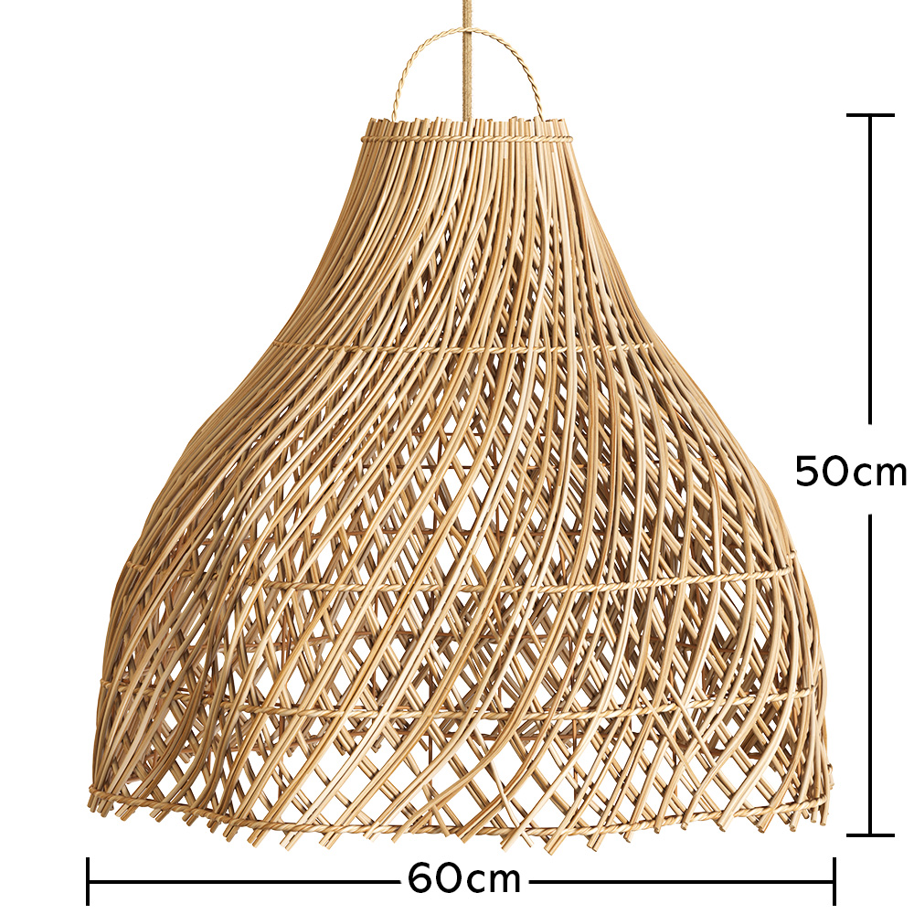 Lâmpada Pendente em Rattan Estilo Boho - Rodric image 10