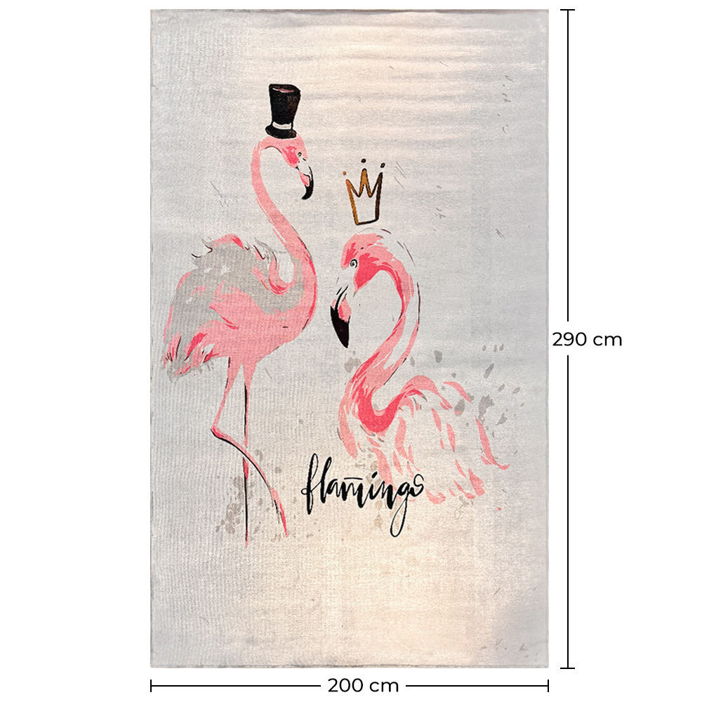 Tapete Infantil - (290x200 cm) - Flamingo  image 10